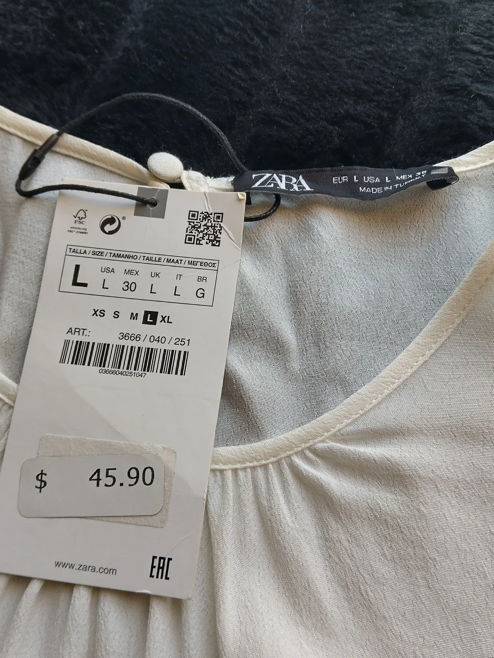 Zara women cream